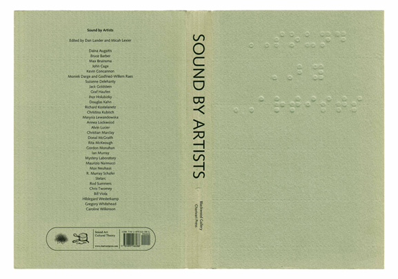 Cover of Sound by Artists book